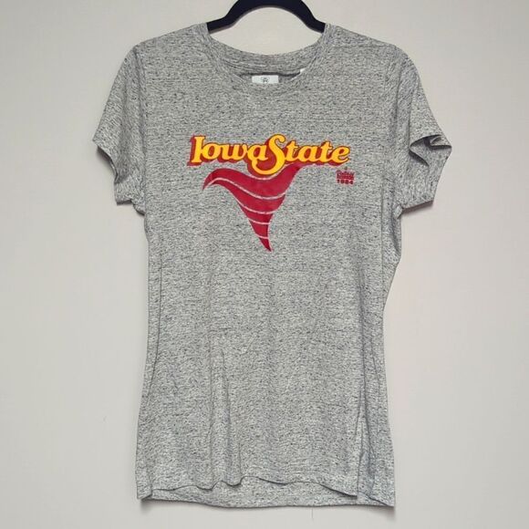 NWT Top of the World Iowa State Cyclone Gray Short Sleeve Shirt - Picture 1 of 6